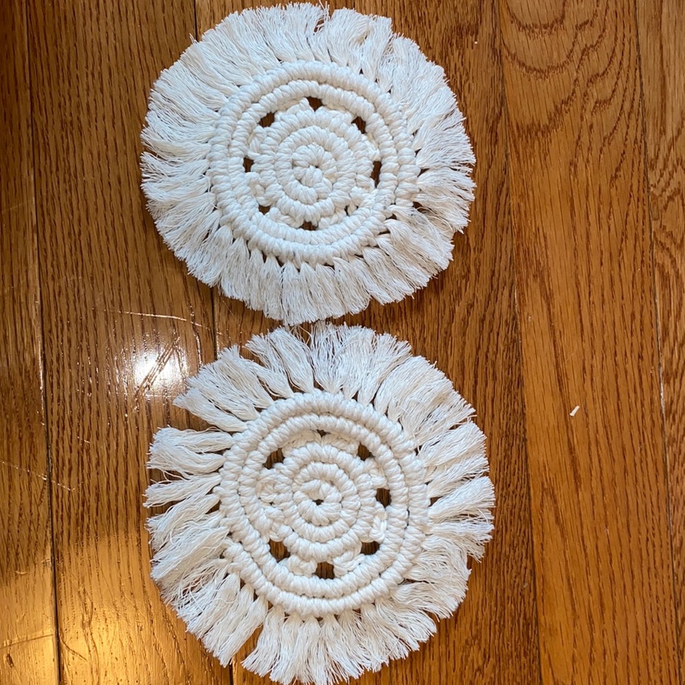 fringe coasters